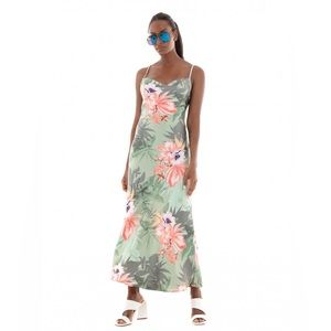 Guess Floral Silk Slip Dress